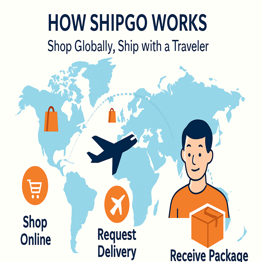 How ShipGo Works: Shop Globally, Ship with a Traveler